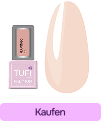 Gellack TUFI profi PREMIUM Flamingo №01 Aprikoseneis 8 ml